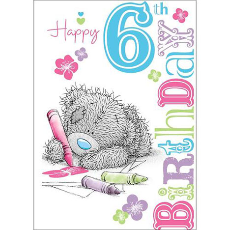 6th Birthday Me to You Bear Card £1.69